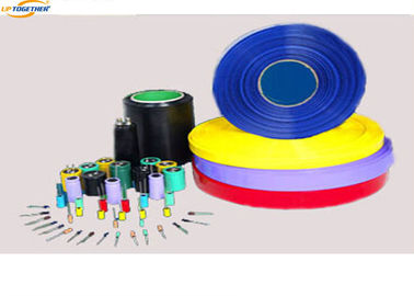 Tubería de encargo del encogimiento del calor del PVC del color, tubería φ4 - φ35MM del plástico de embalar del PVC